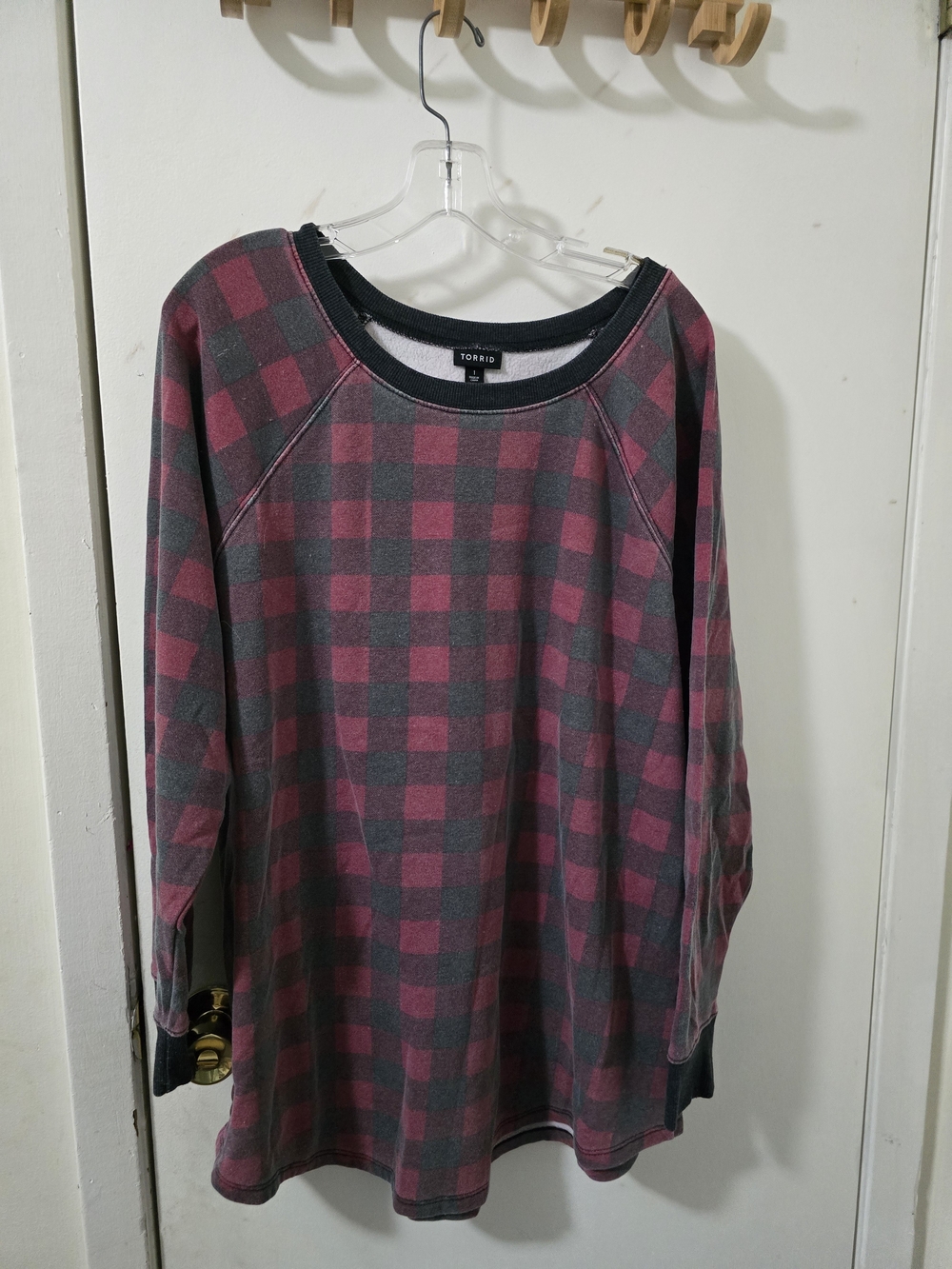 torrid Buffalo Plaid Long Sleeve Sweater